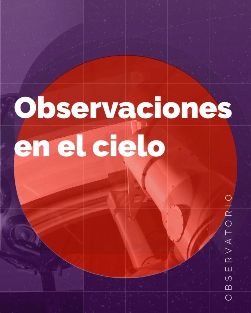 Información de observaciones en el cielo