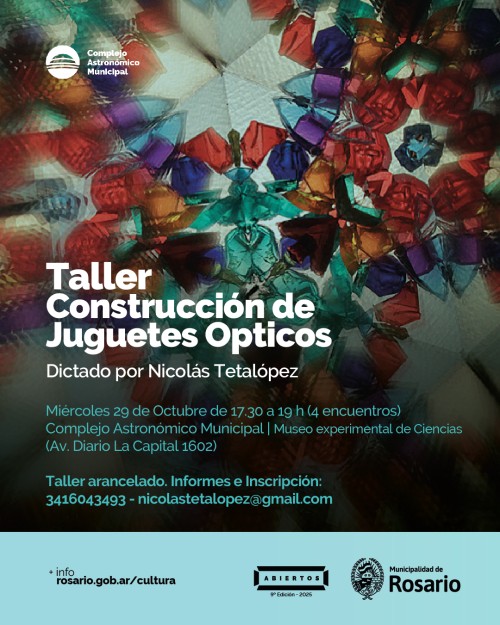 Taller de construcción de juguetes ópticos